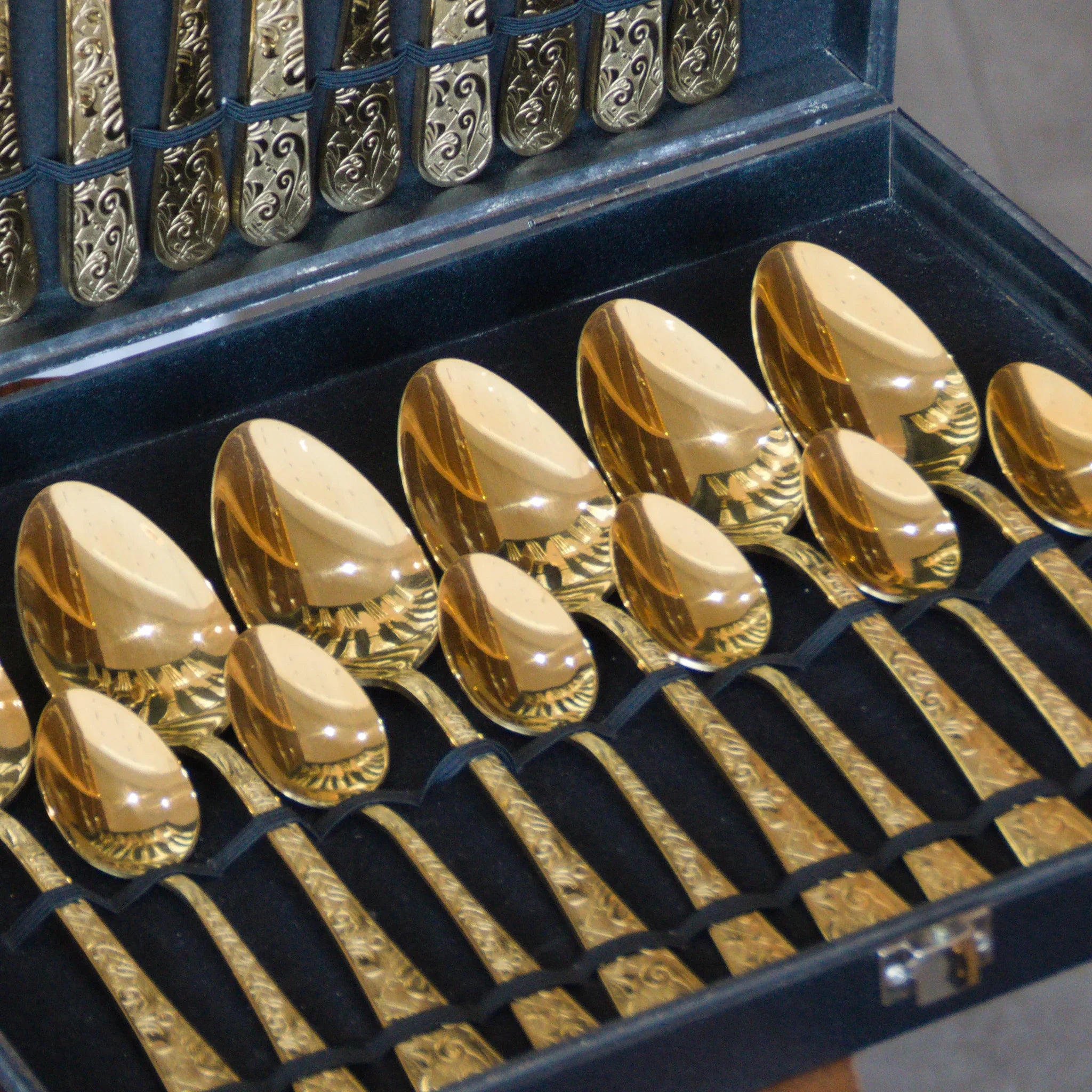 Ménagère 24 Pièces New Namish Gold Pour 6 Personnes