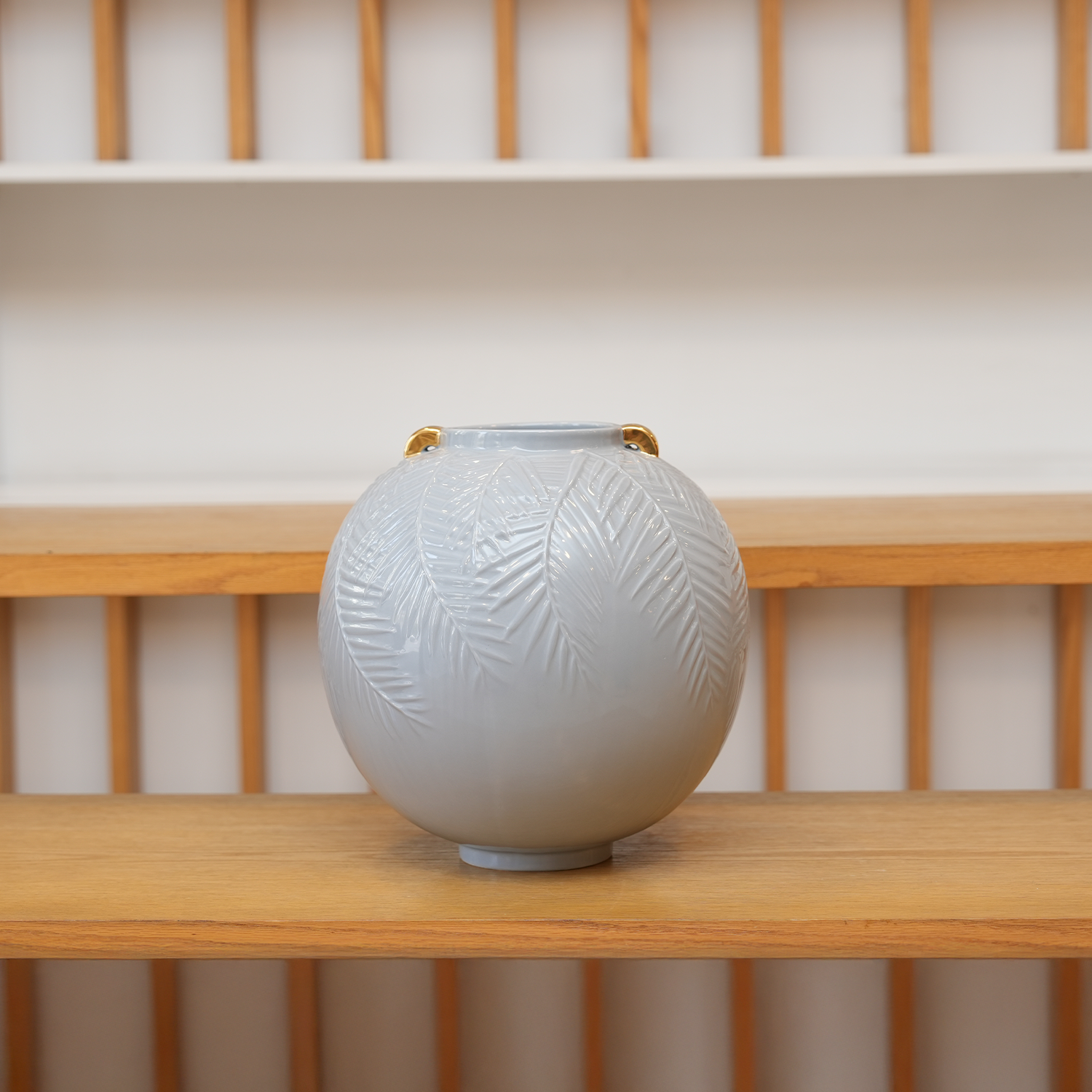 Vase Rond Flora Goda Gris