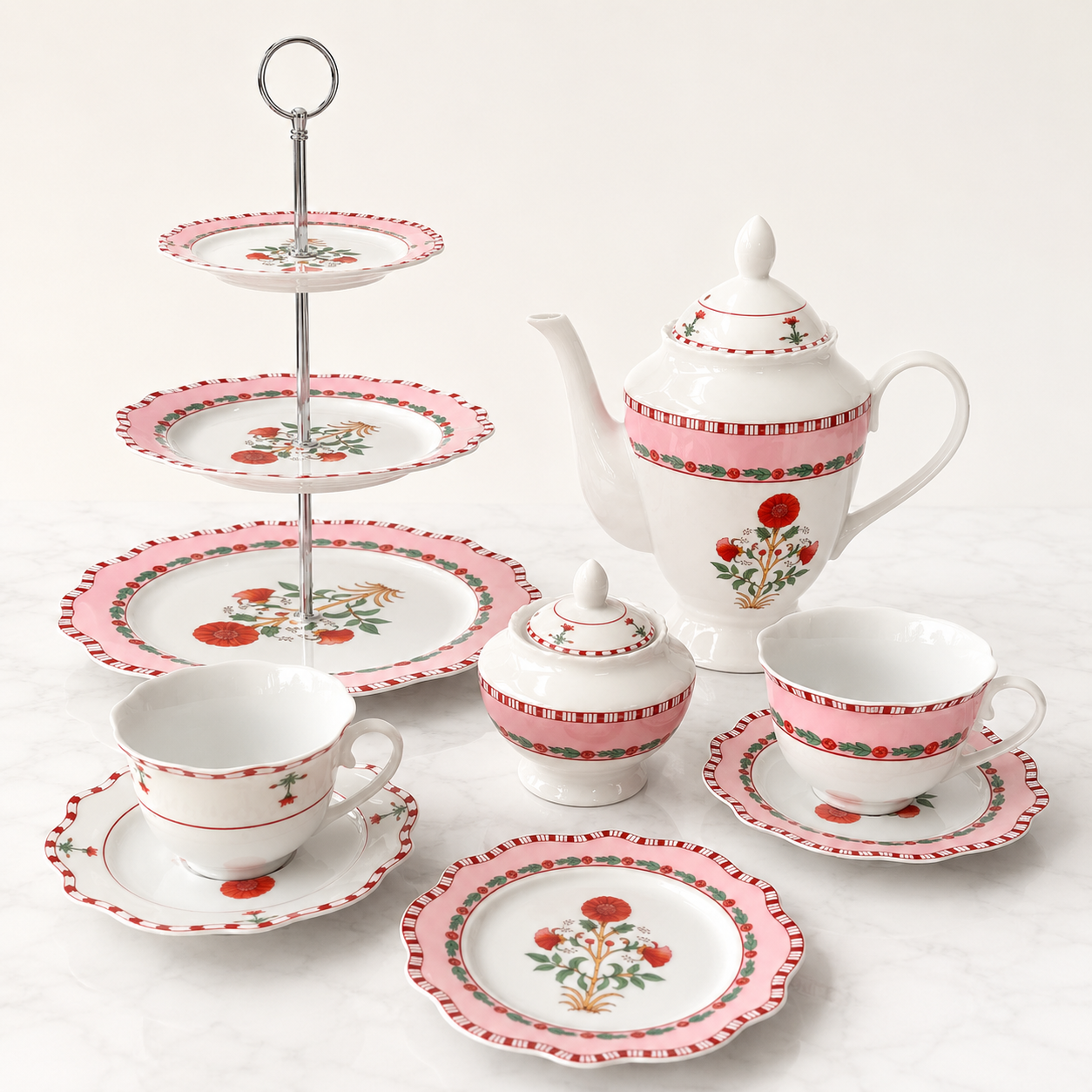 Service 23 Pièces – Collection Romance