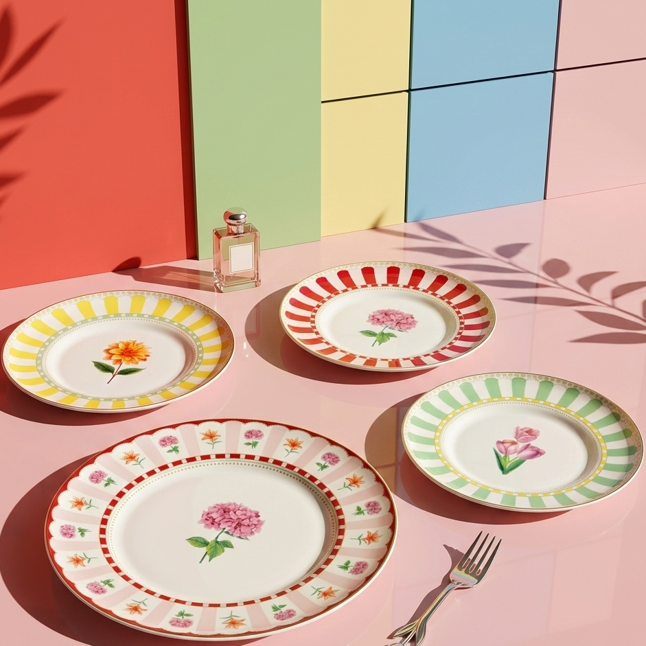 Service À Gâteaux 7 Pièces – Fleur De Palais