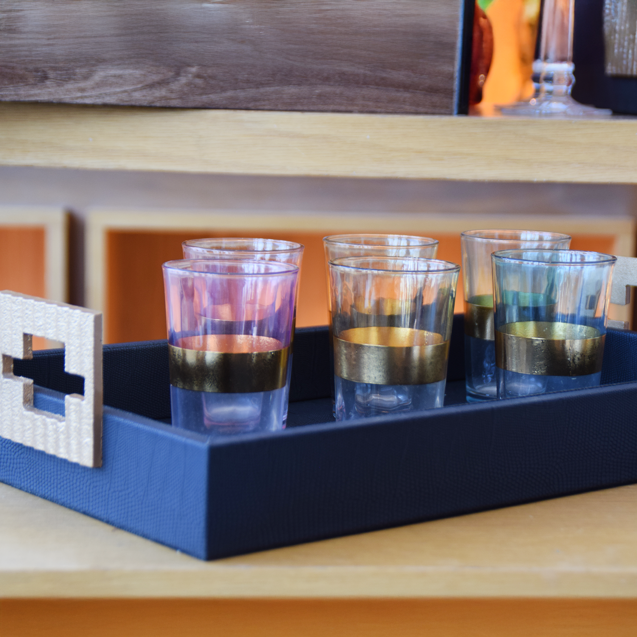 12 Verres A The Multicolore (Jrl)