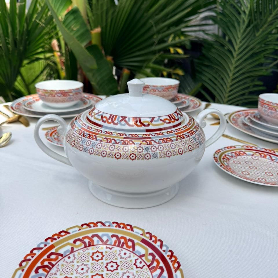 Service de table 49 pièces - Collection Marrakech Royale