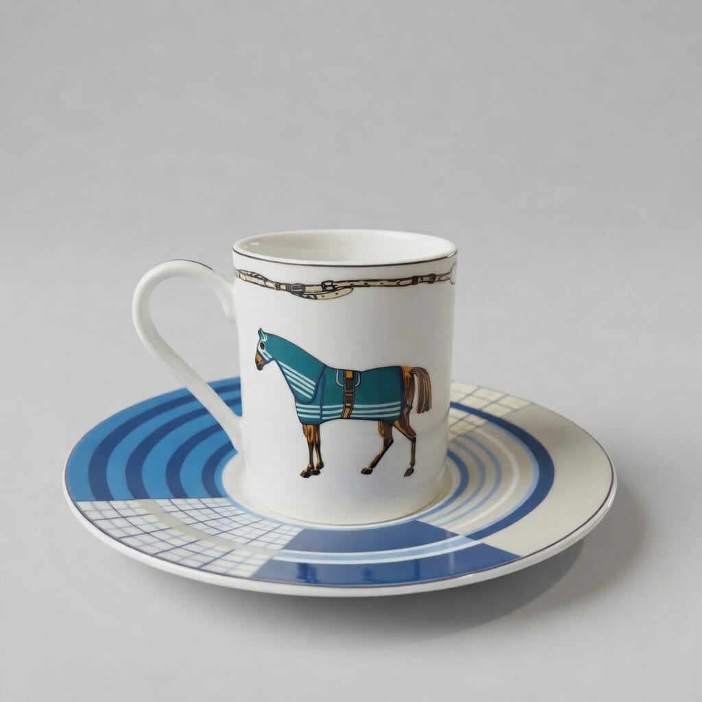 Tasse À Café Noire – Le Cavalier