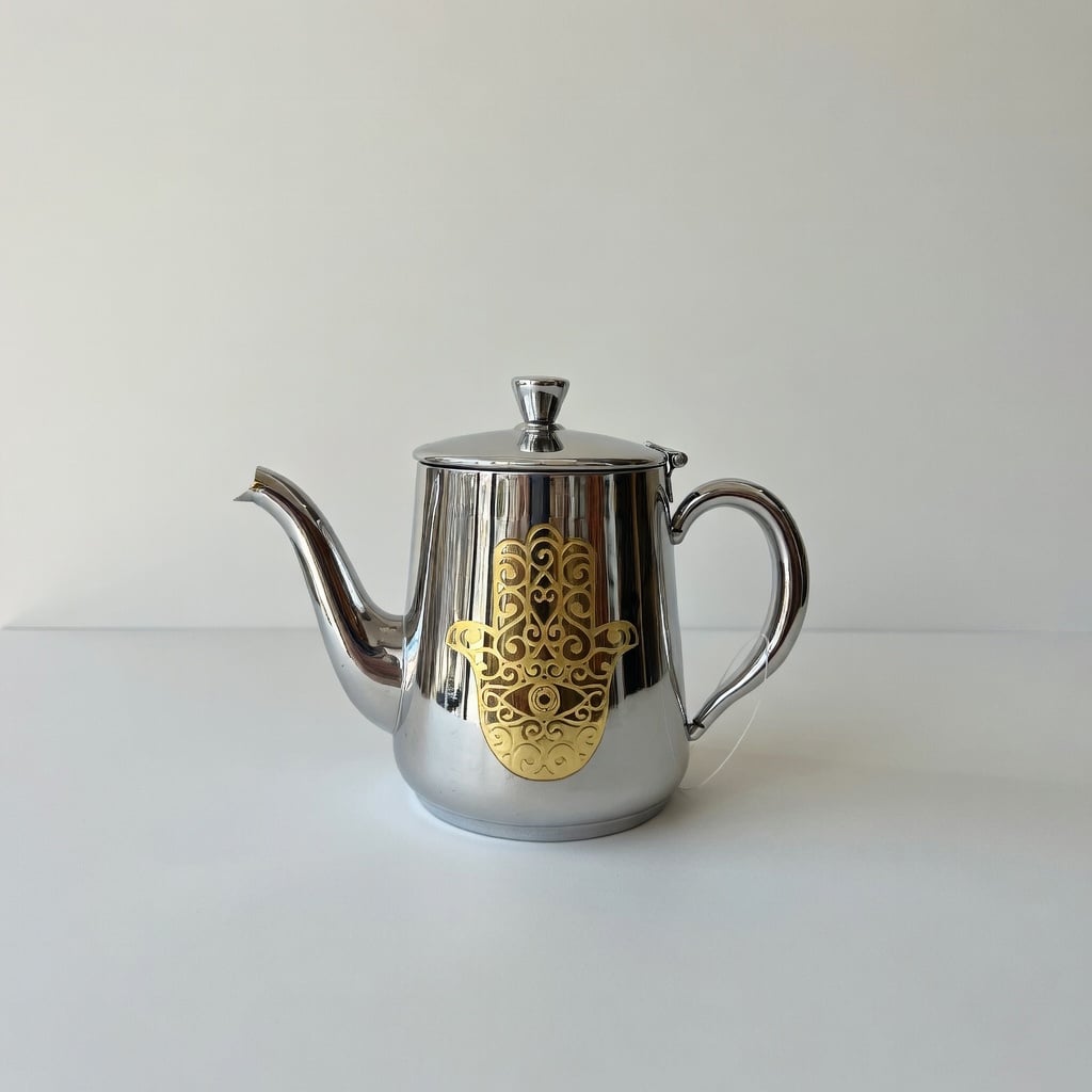 TEAPOT INOX KHMISSA GOLD