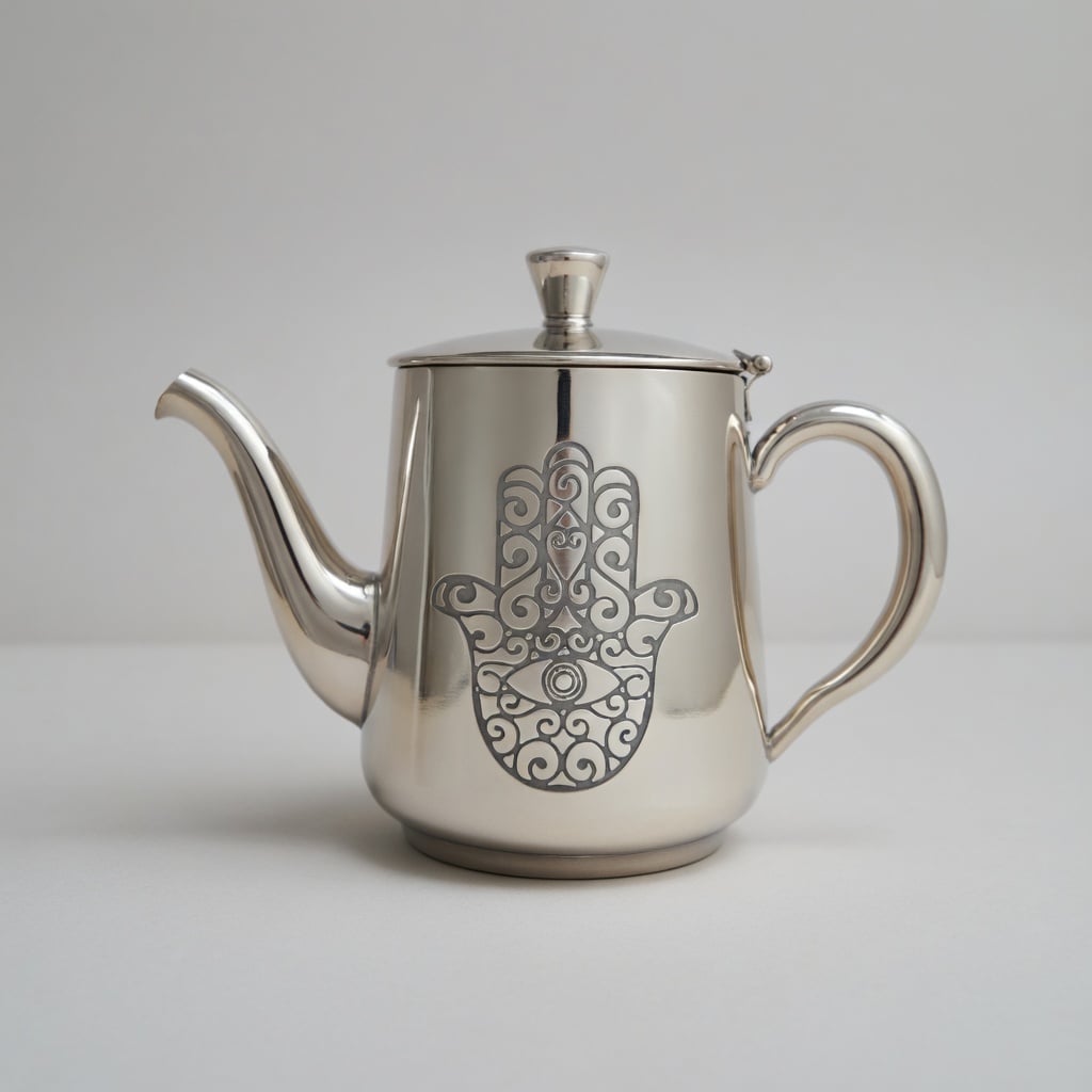 Teapot Inox Khmissa Silver