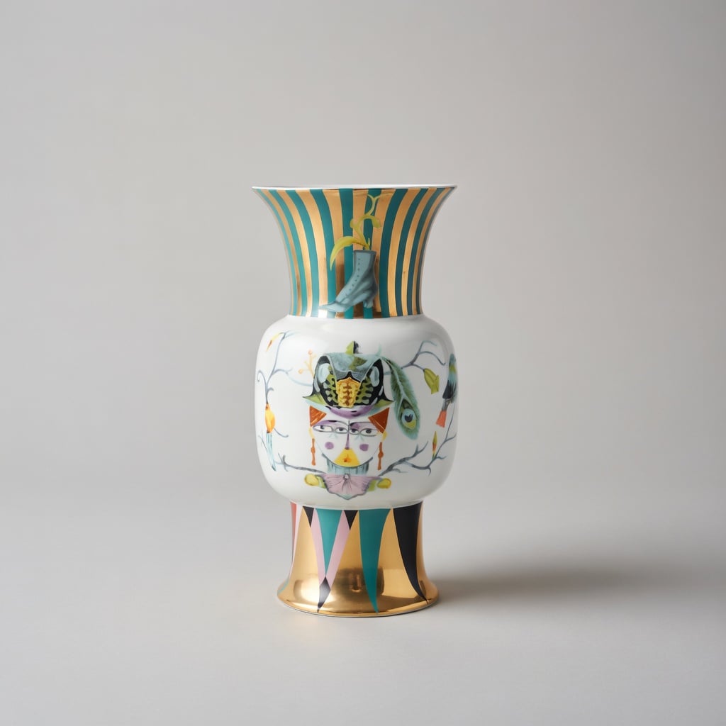 Vase Couple De Clown