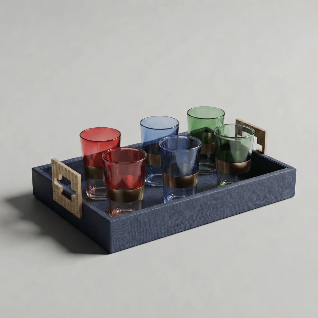 12 Verres A The Multicolore (Brv)