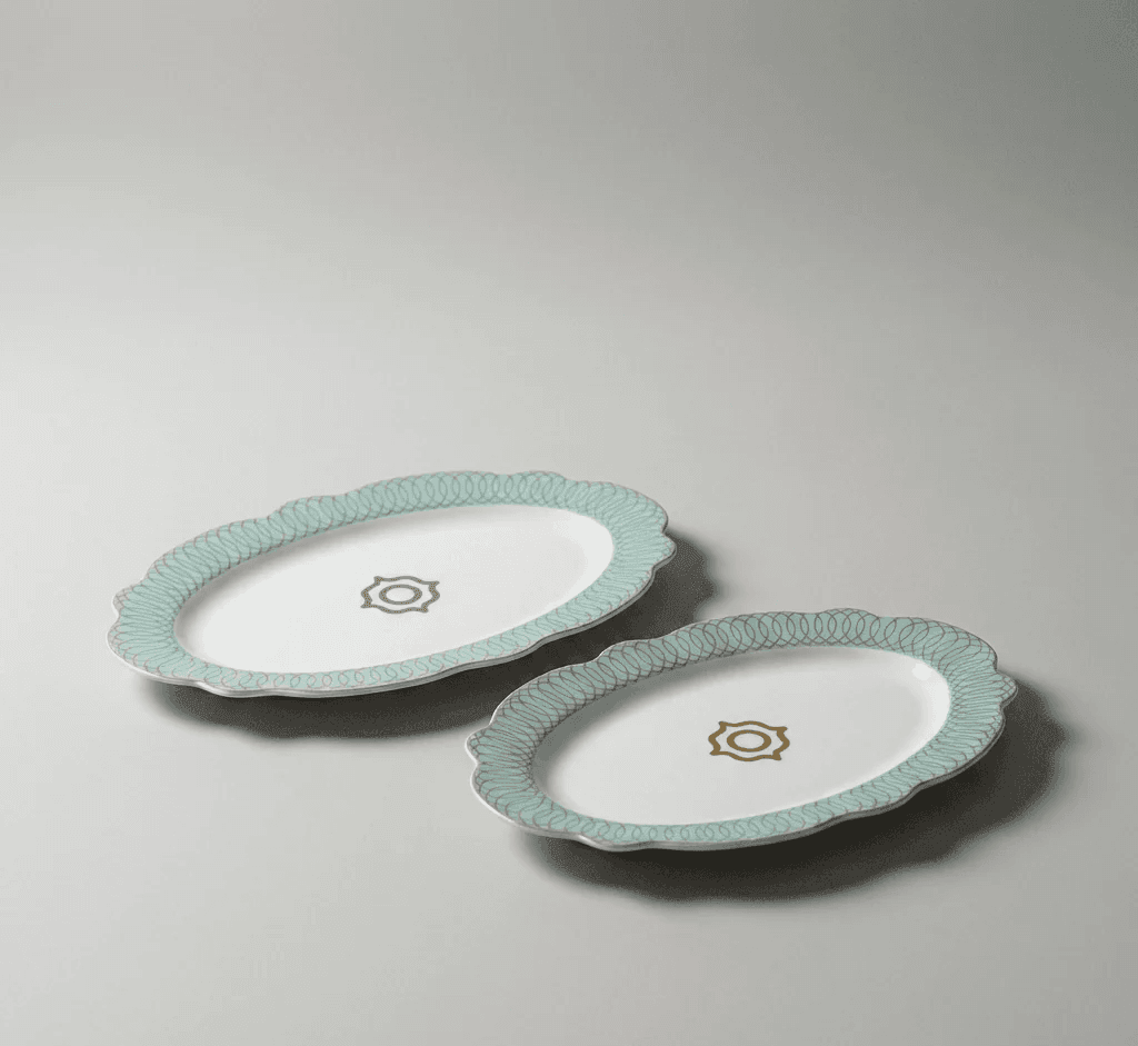 Ensemble De 2 Plats Ovales – Jad Marocain