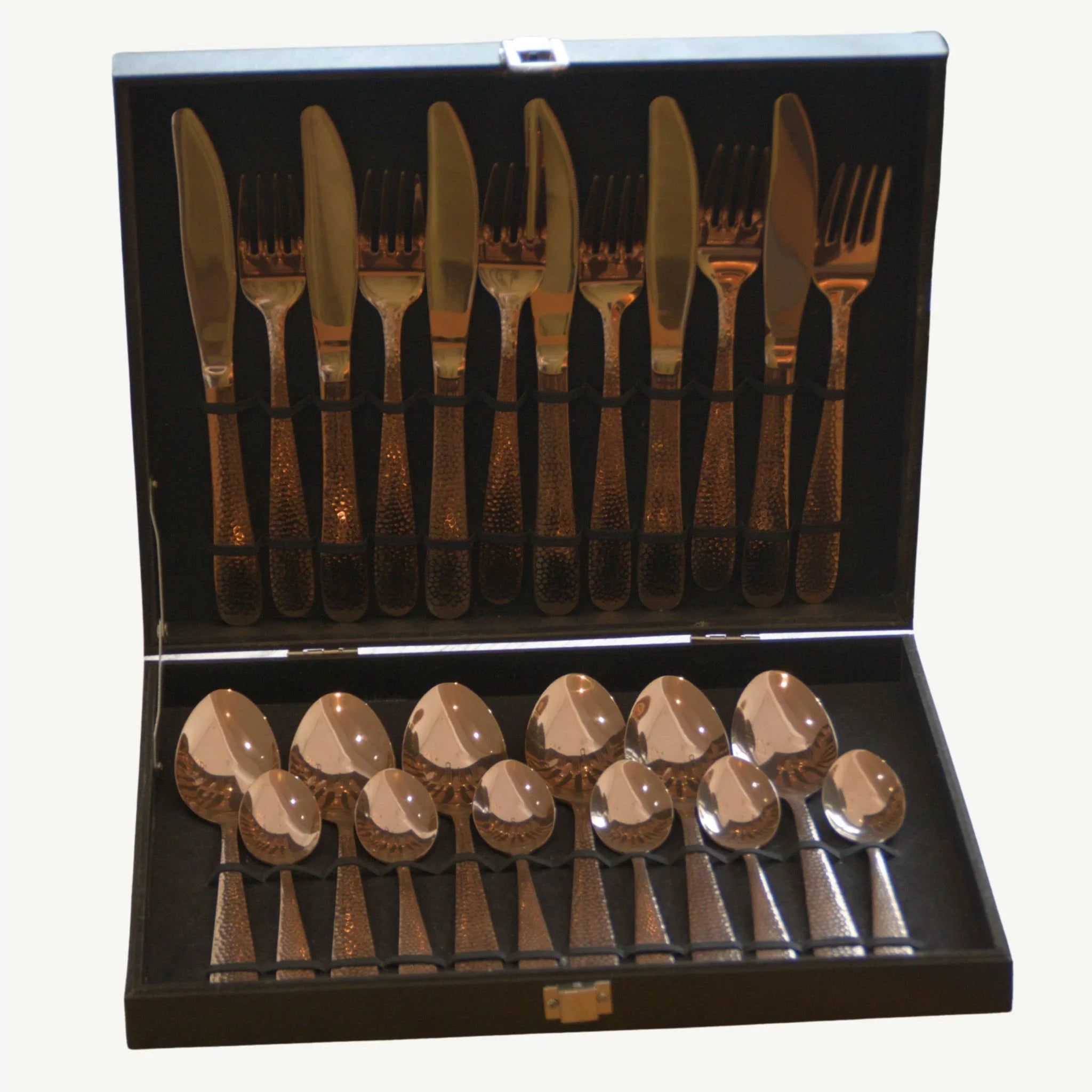 Ménagère 24 Pièces Dune Rose Gold Pour 6 Personnes