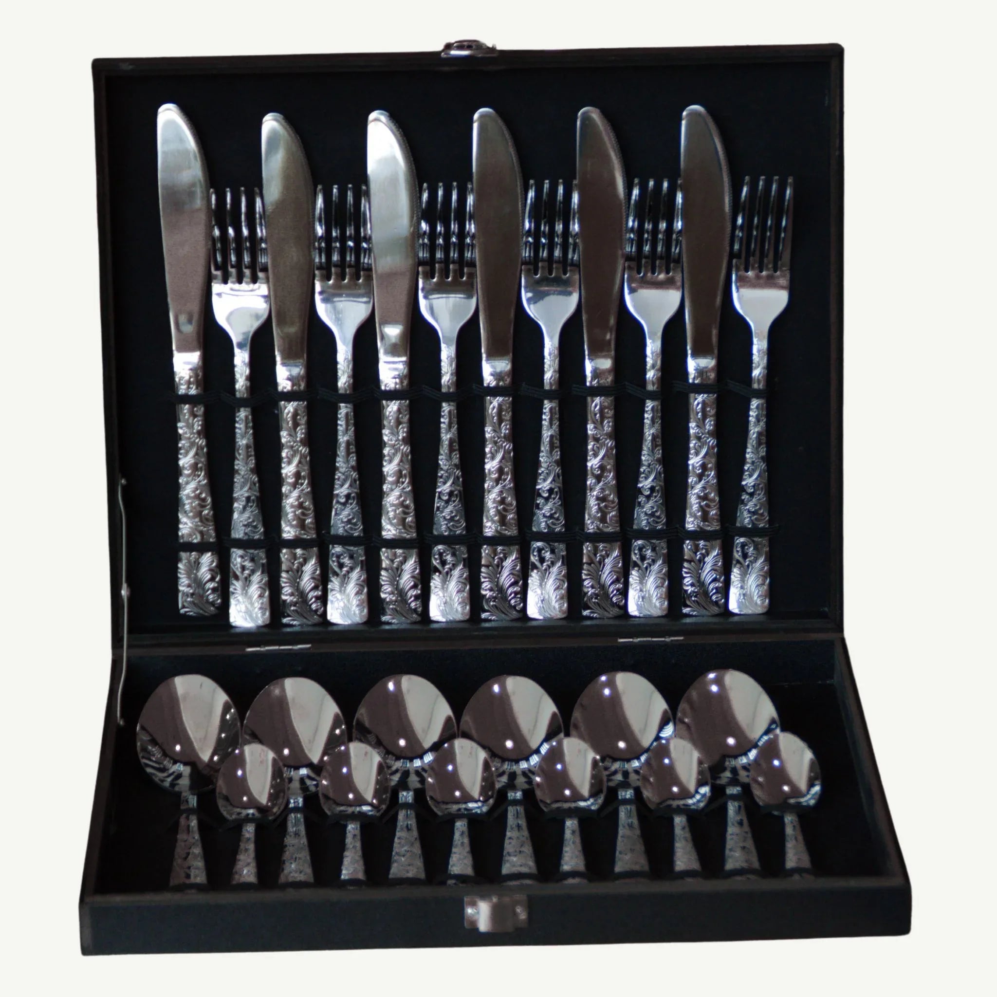 Ménagère 24 Pièces Santamarta Silver Pour 6 Personnes