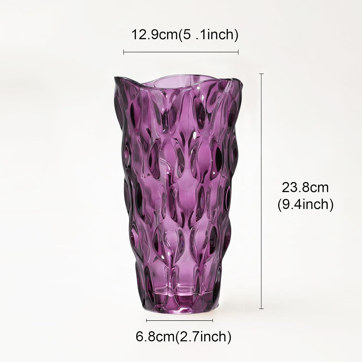 Vase Drops Mauve