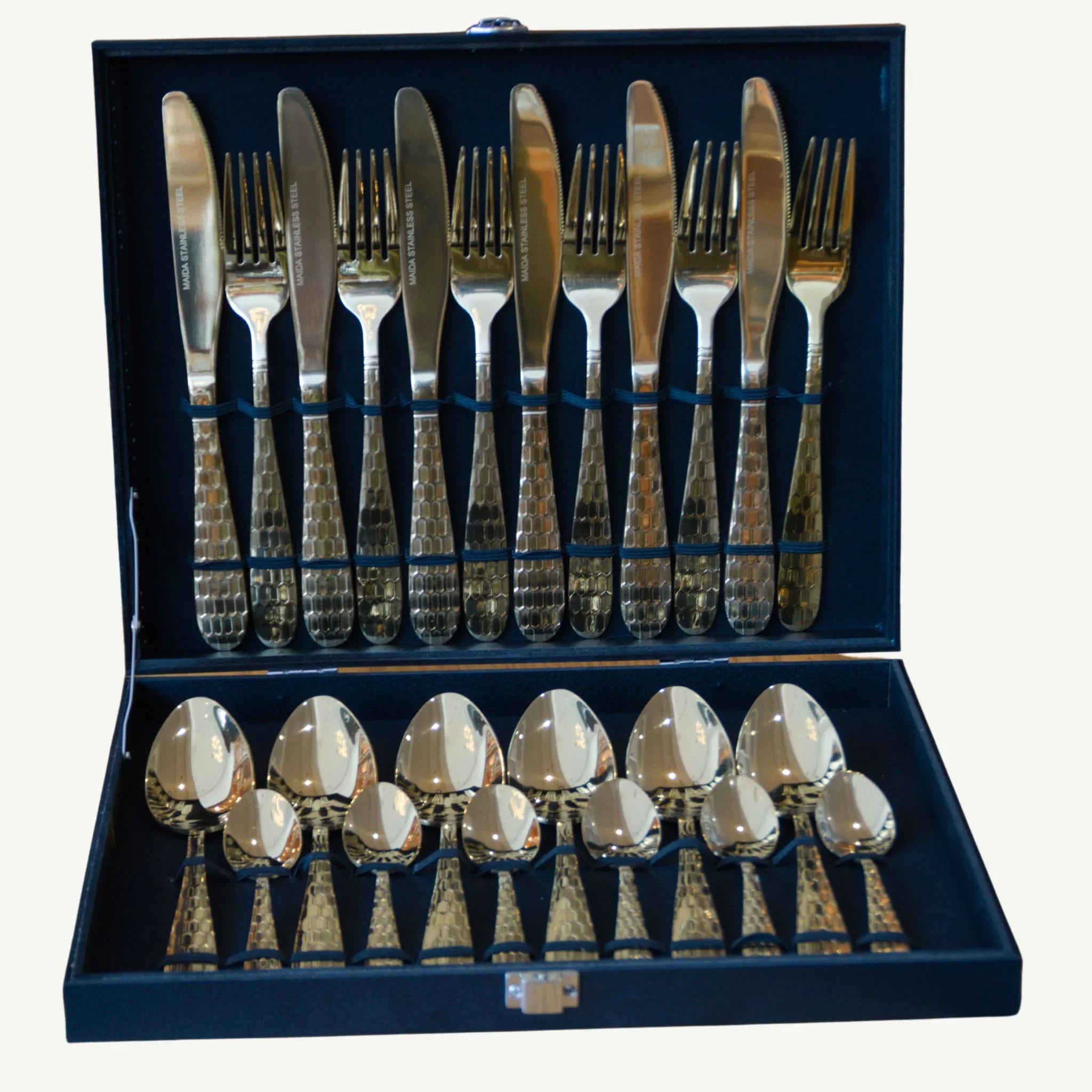 Ménagère 24 Pièces Hony Gold Pour 6 Personnes
