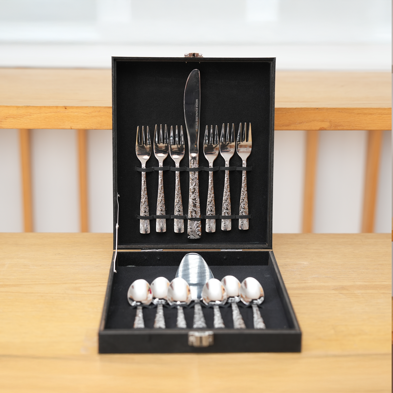 Ménagère À Gâteau 14 Pièces – Santamarta Silver