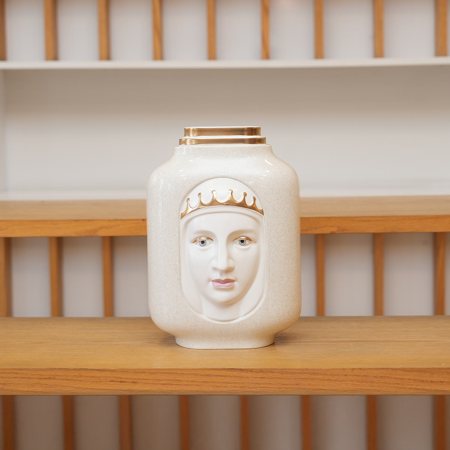 Vase Face Statue