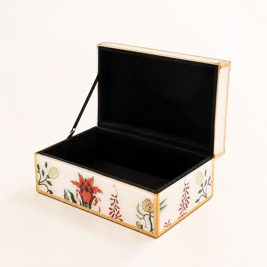 Boite a bijoux - Fleur lotus