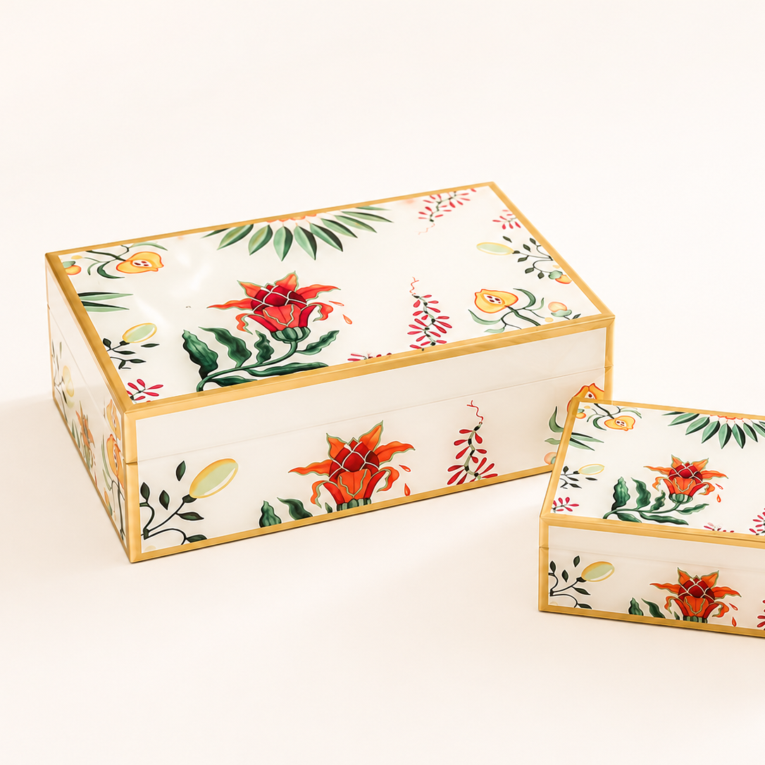 Boite a bijoux - Fleur lotus