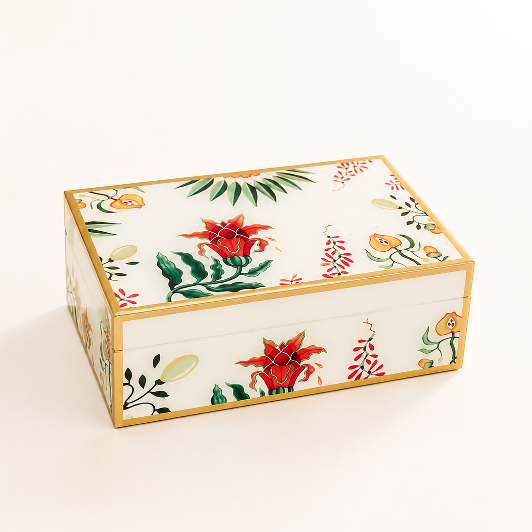 Boite a bijoux - Fleur lotus