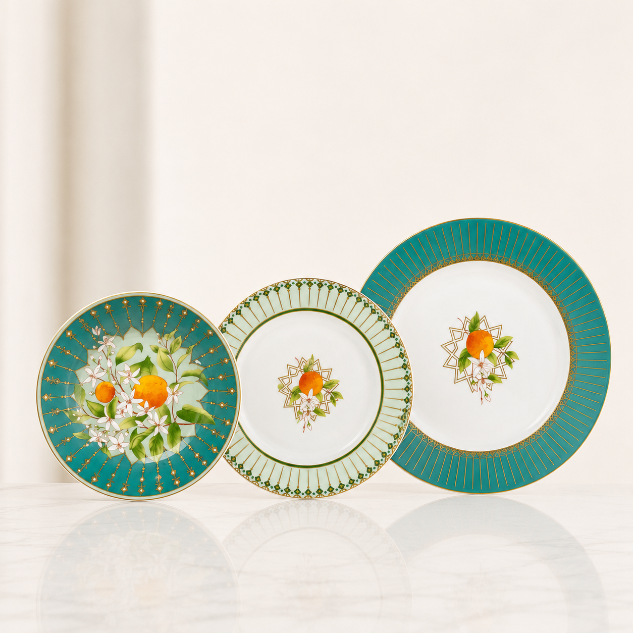Service 18 Pièces – Collection Fleur d'oranger