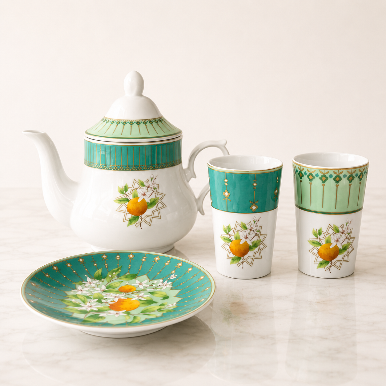 Service 13 Pièces – Collection Fleur d'oranger