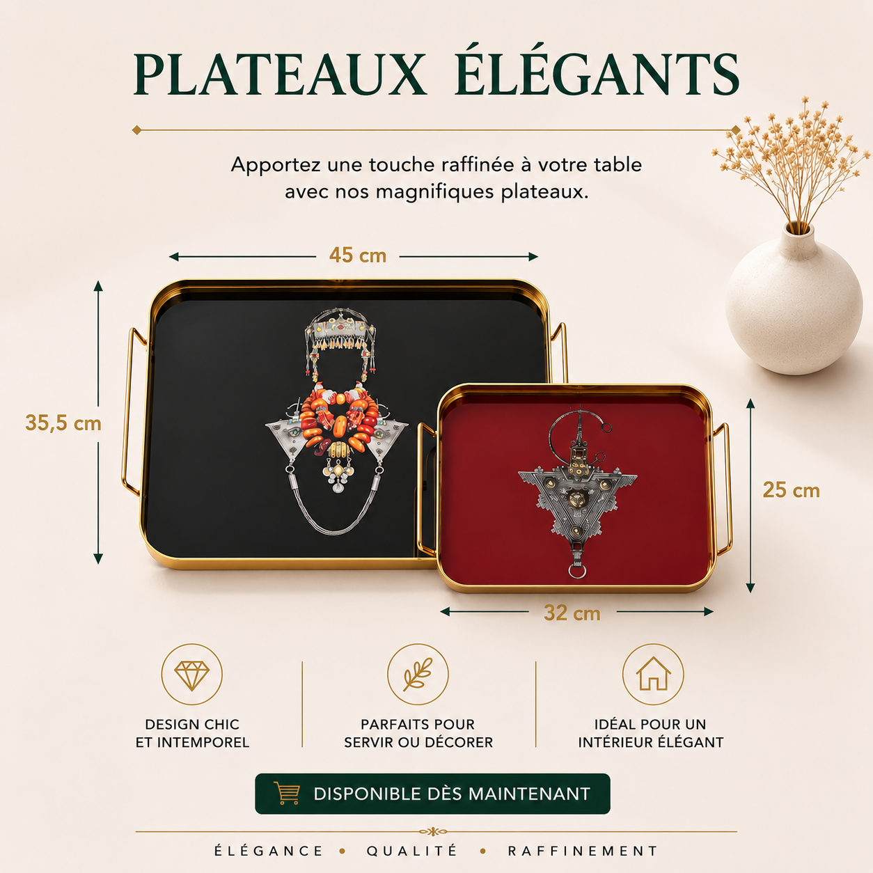 Plateau Rectangle - Amazigh
