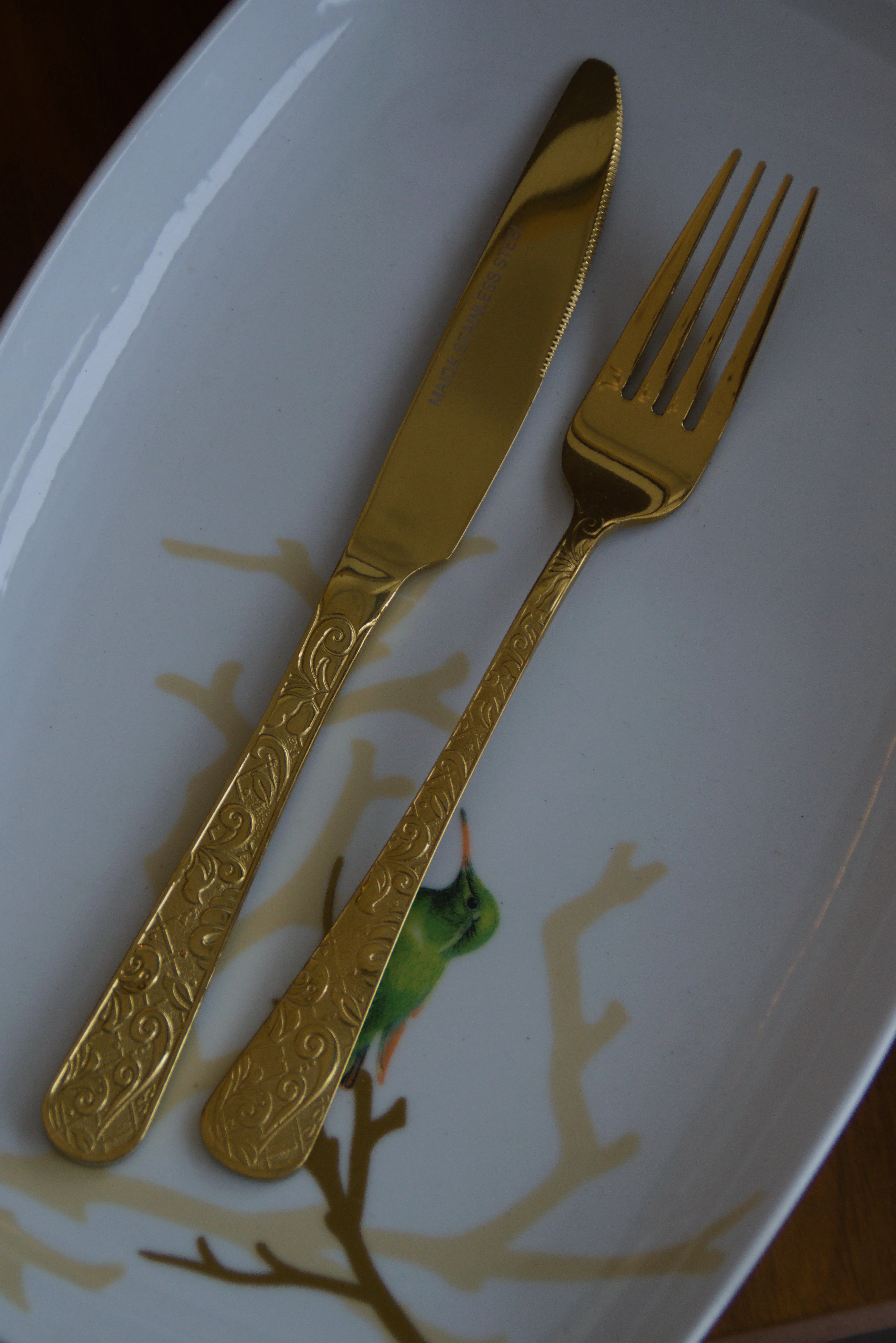 Ménagère 24 Pièces New Namish Gold Pour 6 Personnes