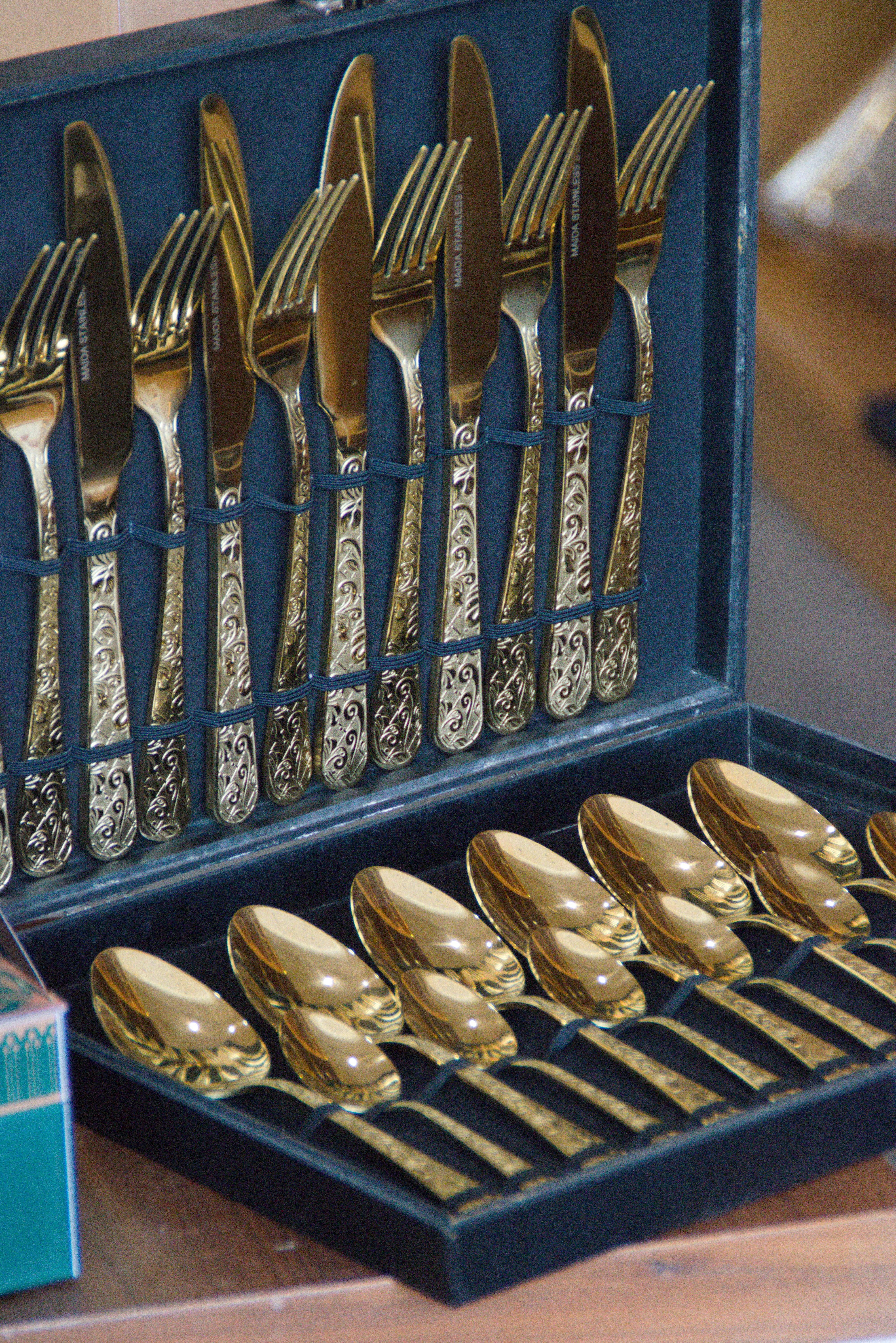 Ménagère 24 Pièces New Namish Gold Pour 6 Personnes