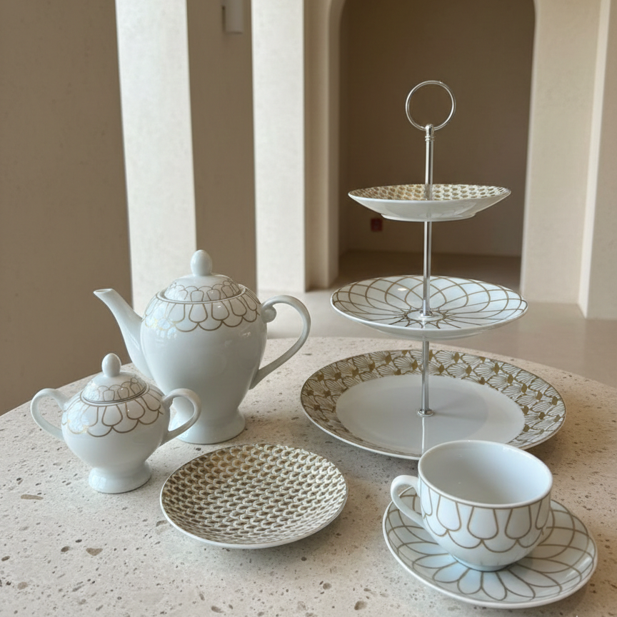 Ensemble Complet 23 Pièces – Golden Deco
