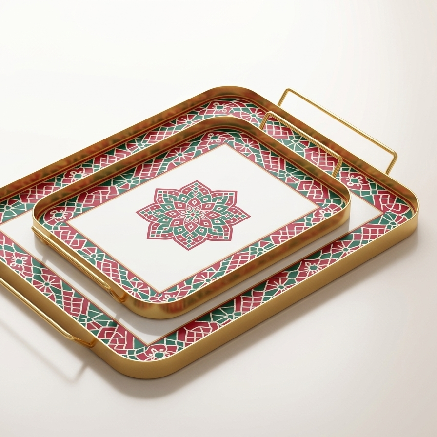 Plateau Rectangle - Marocaine