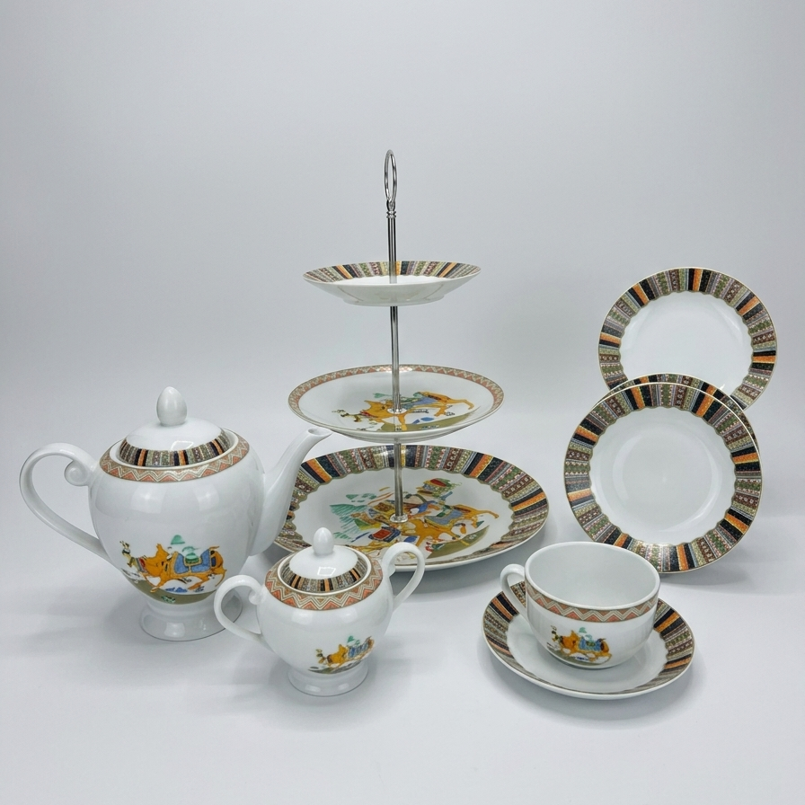 Service 23 Pièces – Collection Chameau