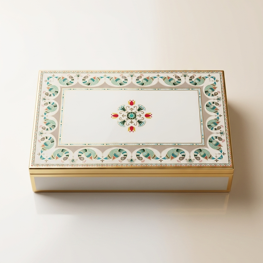 Boite a bijoux - Floral andalous