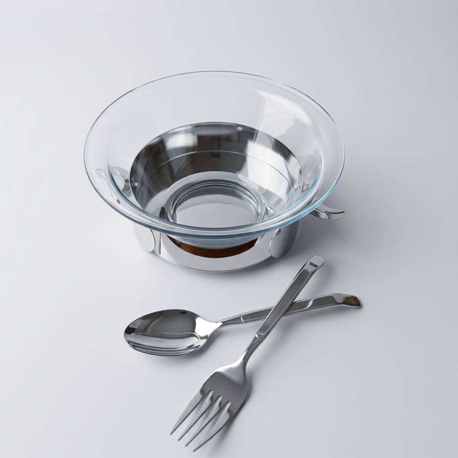 Saladier en Inox   "Clair de Lune"