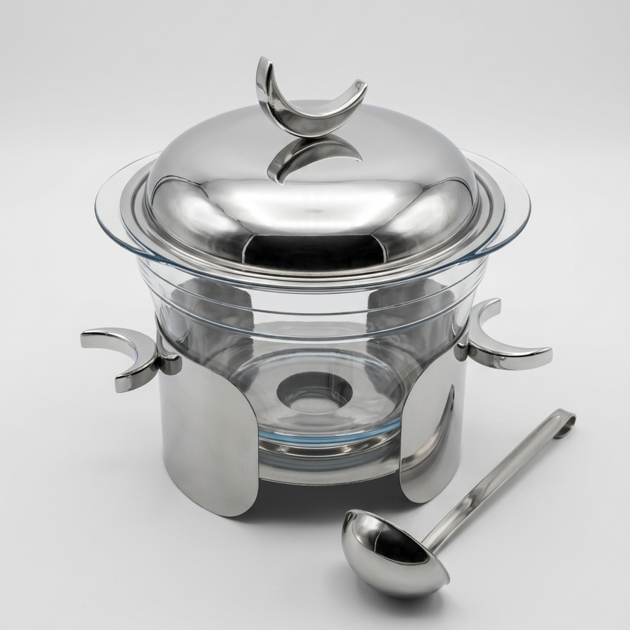 Soupière en Inox   "Clair de Lune"