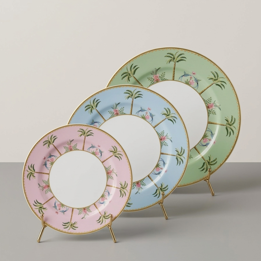 Service 18 Pièces –  Collection Palmier Sauvage