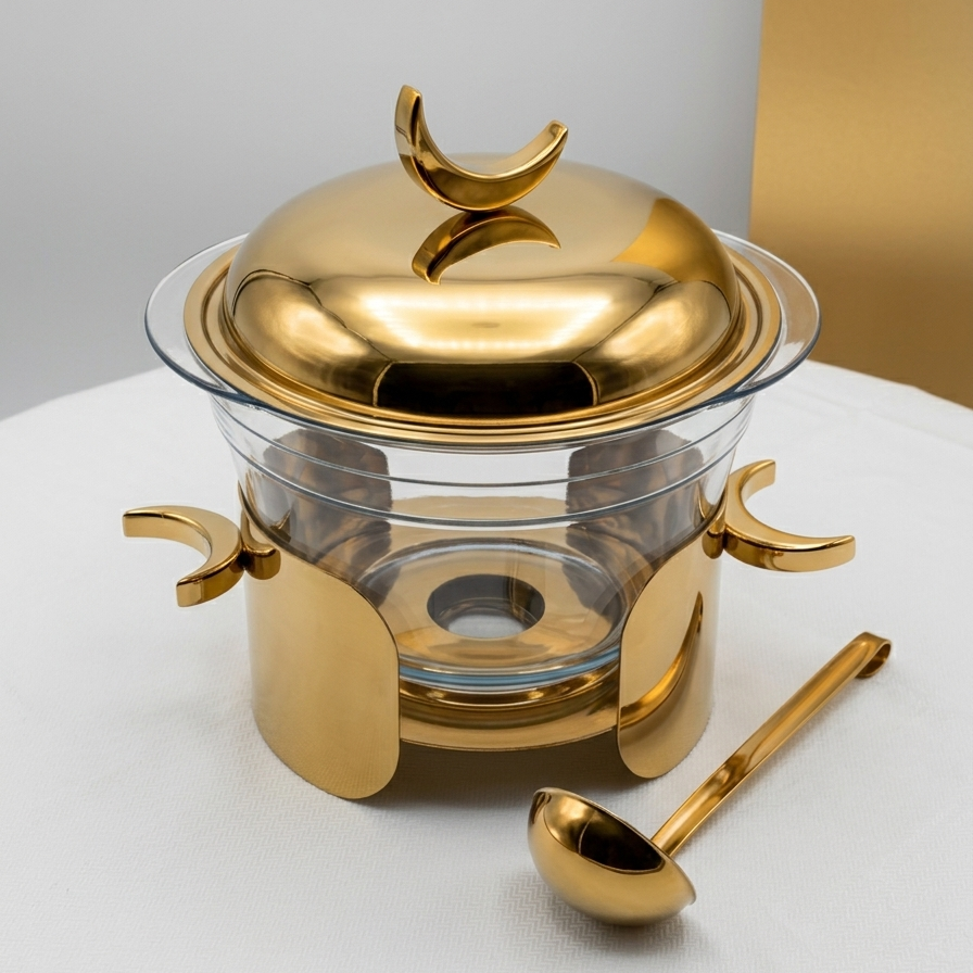 Soupière en Inox   "Clair de Lune"