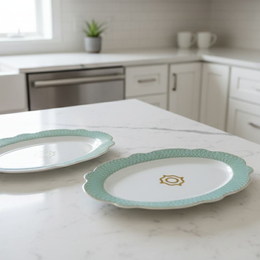 Ensemble De 2 Plats Ovales – Jad Marocain