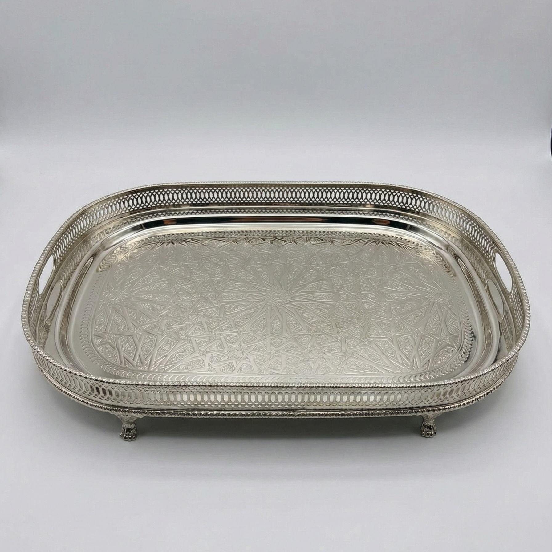 Plateau Reneka Rectangulaire Marocain