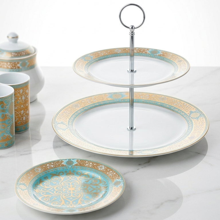 Set À Gâteaux - Collection Celeste doré