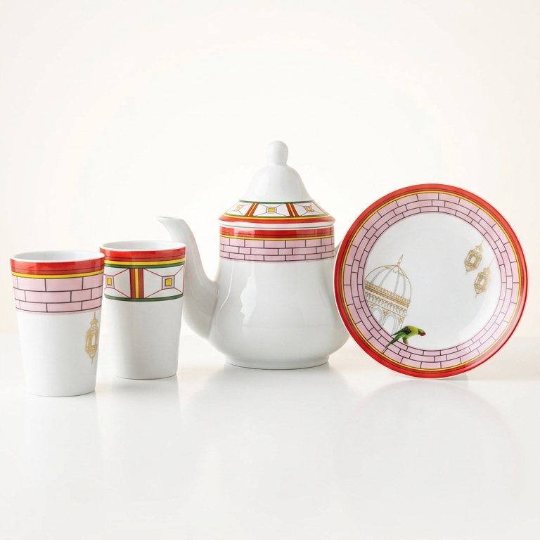 Ensemble Petit Déjeuner 13 Pièces – Collection Medina