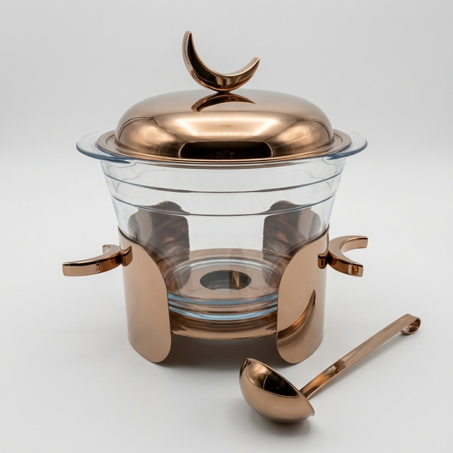 Soupière en Inox   "Clair de Lune"
