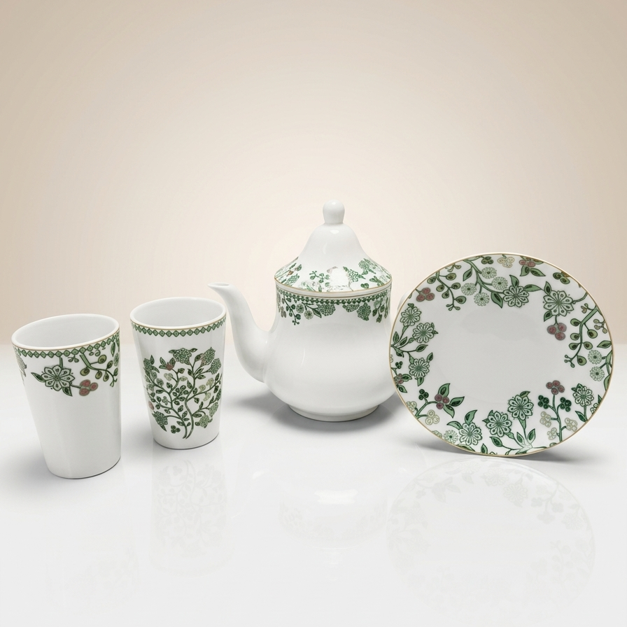 Ensemble Petit Déjeuner 13 Pièces – Collection Printemps