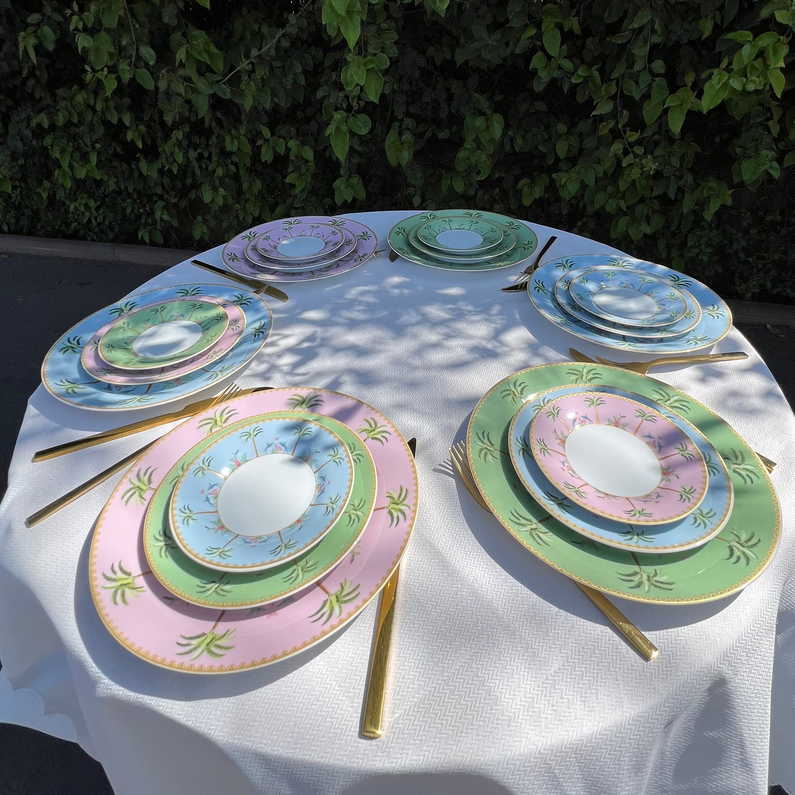 Service 18 Pièces –  Collection Palmier Sauvage