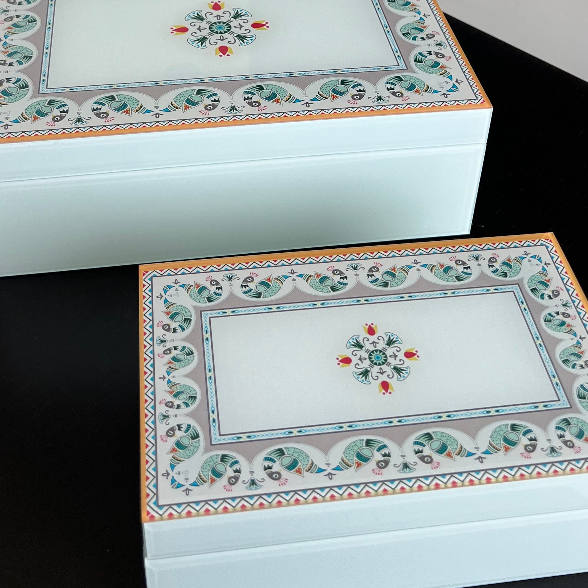 Boite a bijoux - Floral andalous