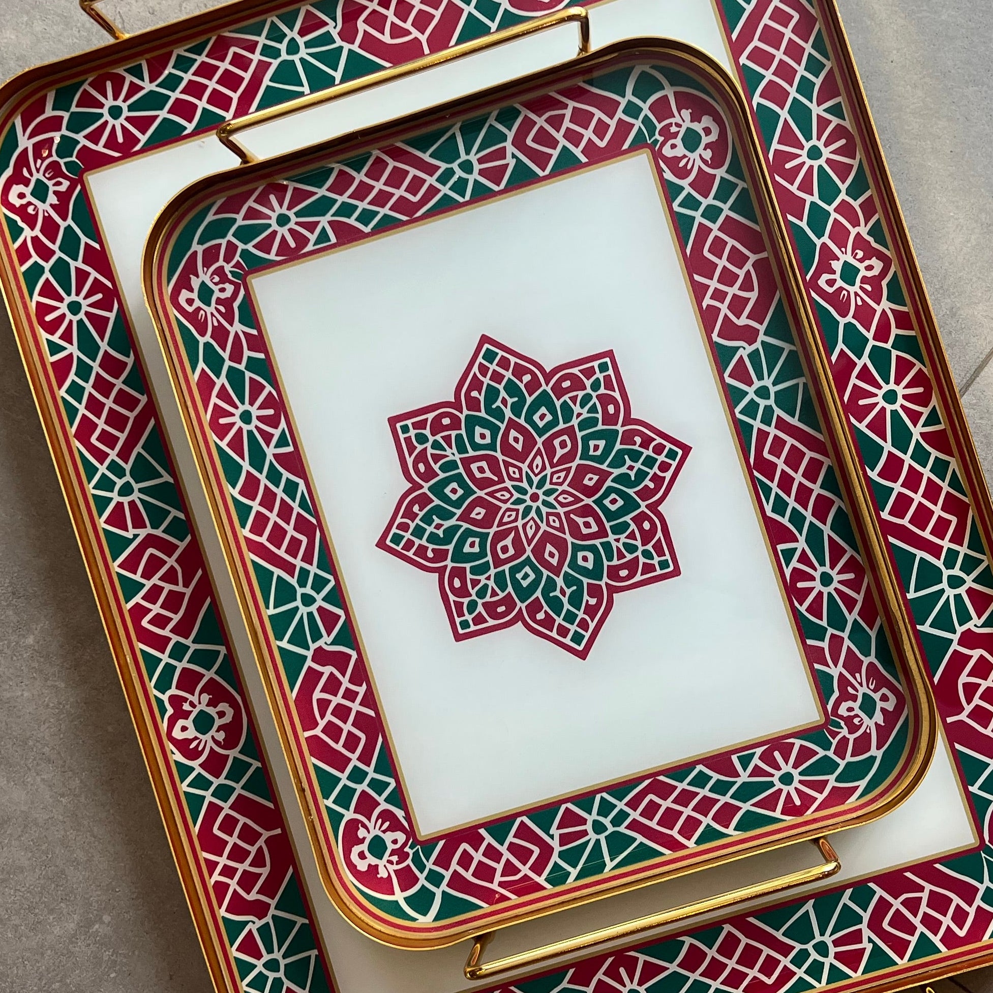 Plateau Rectangle - Marocaine