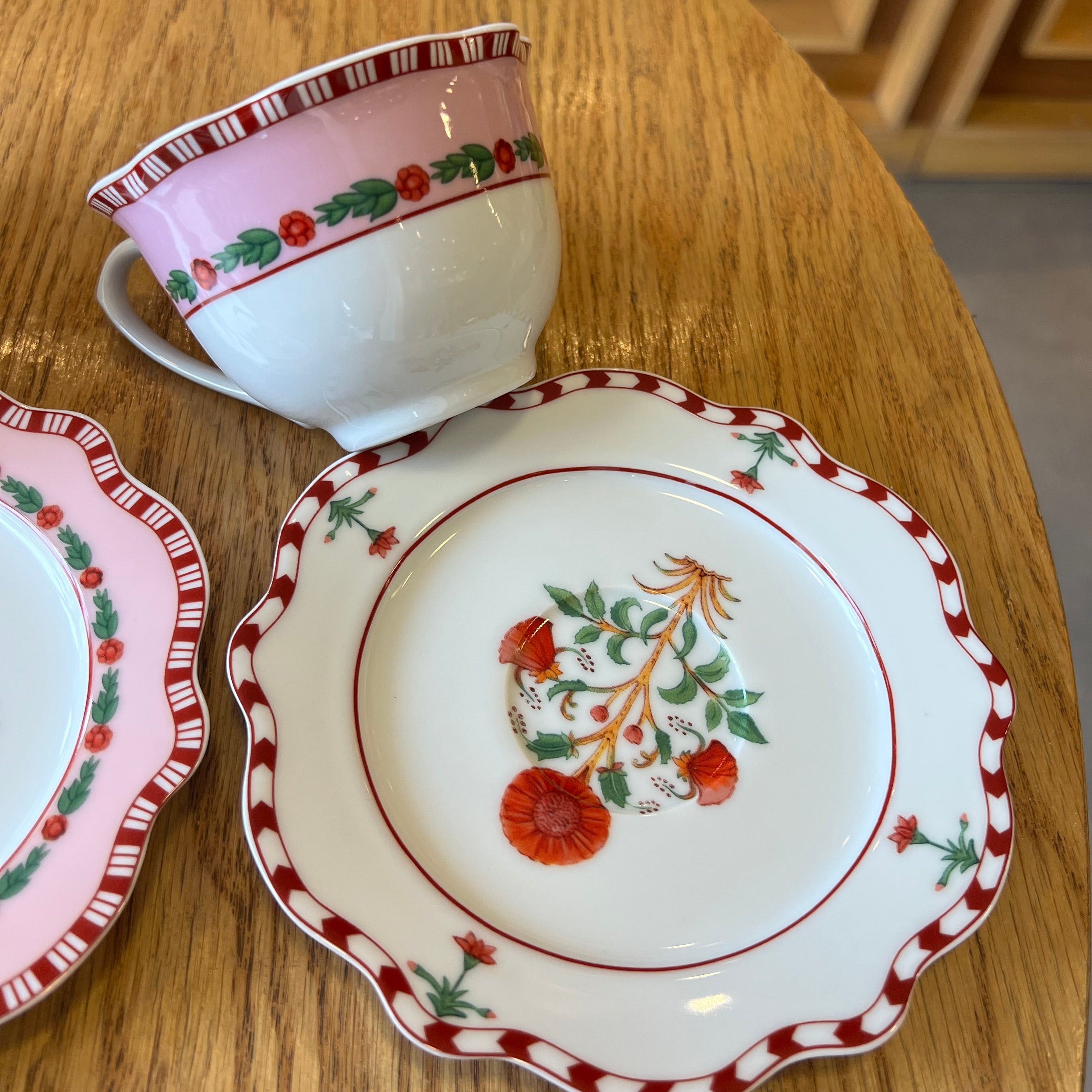 6 Tasses Et 6 Sous-Tasses À Café Au Lait – Collection Romance