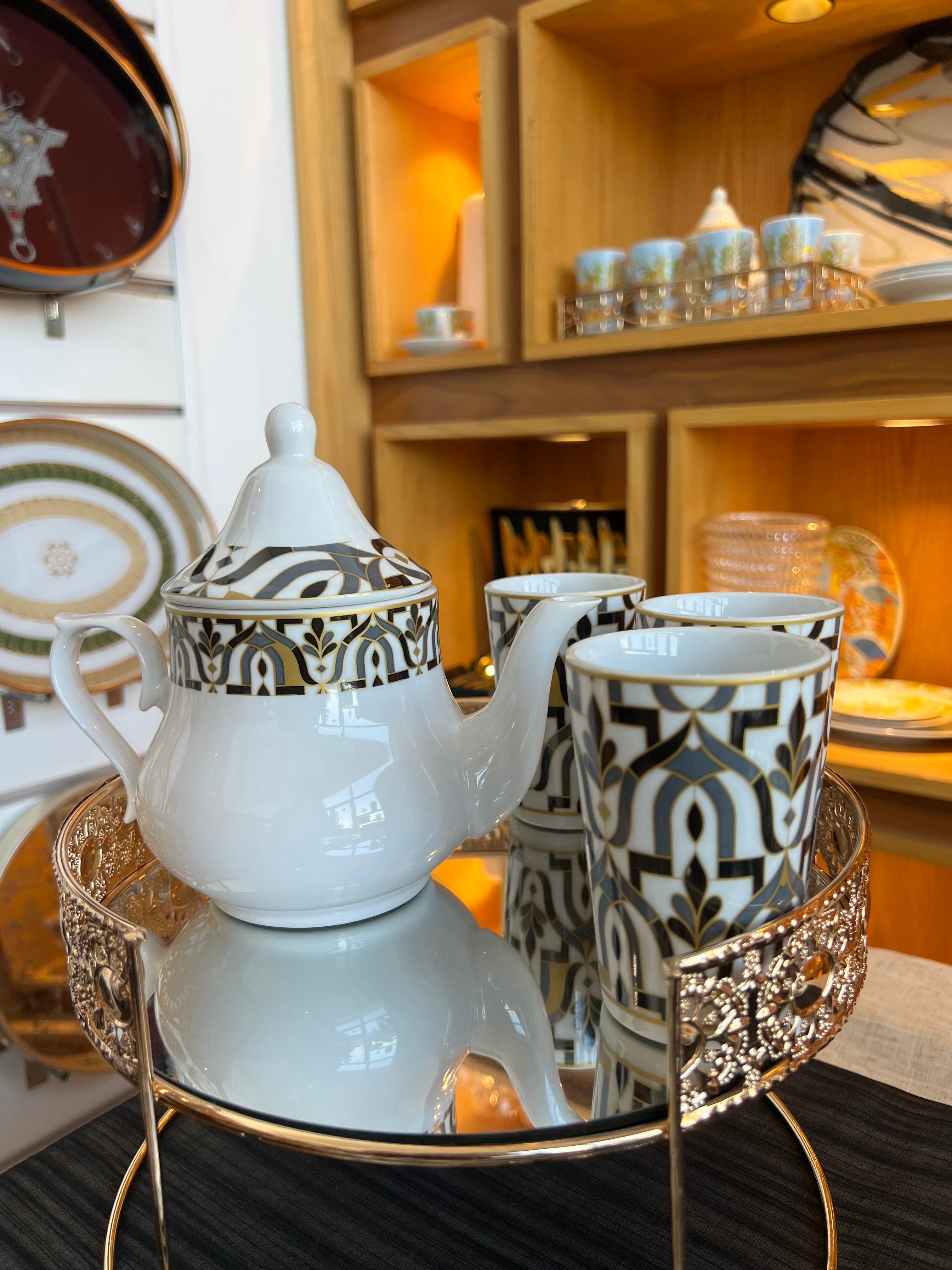 Ensemble Petit Déjeuner 13 Pièces – Arabesque