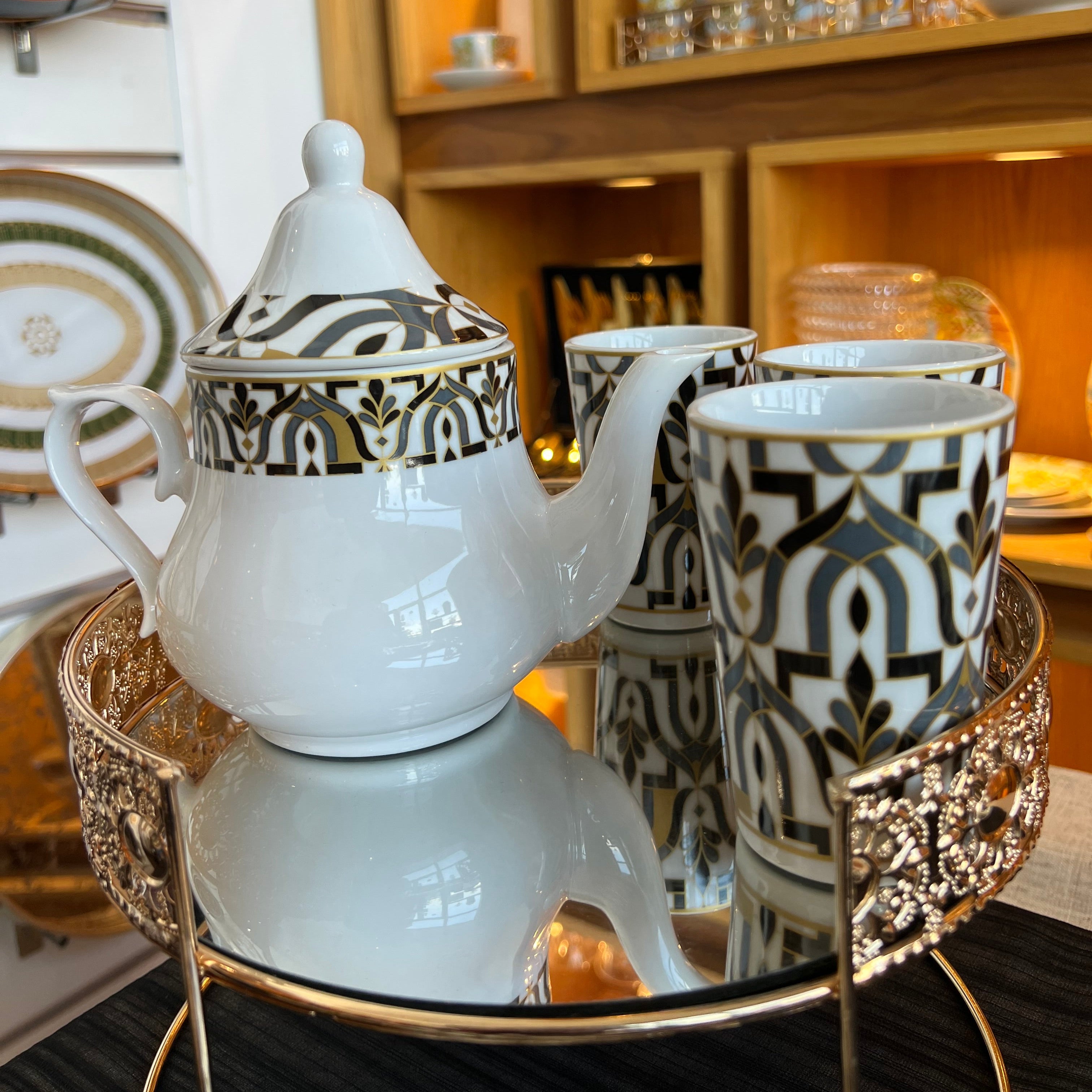 Ensemble Petit Déjeuner 13 Pièces – Arabesque