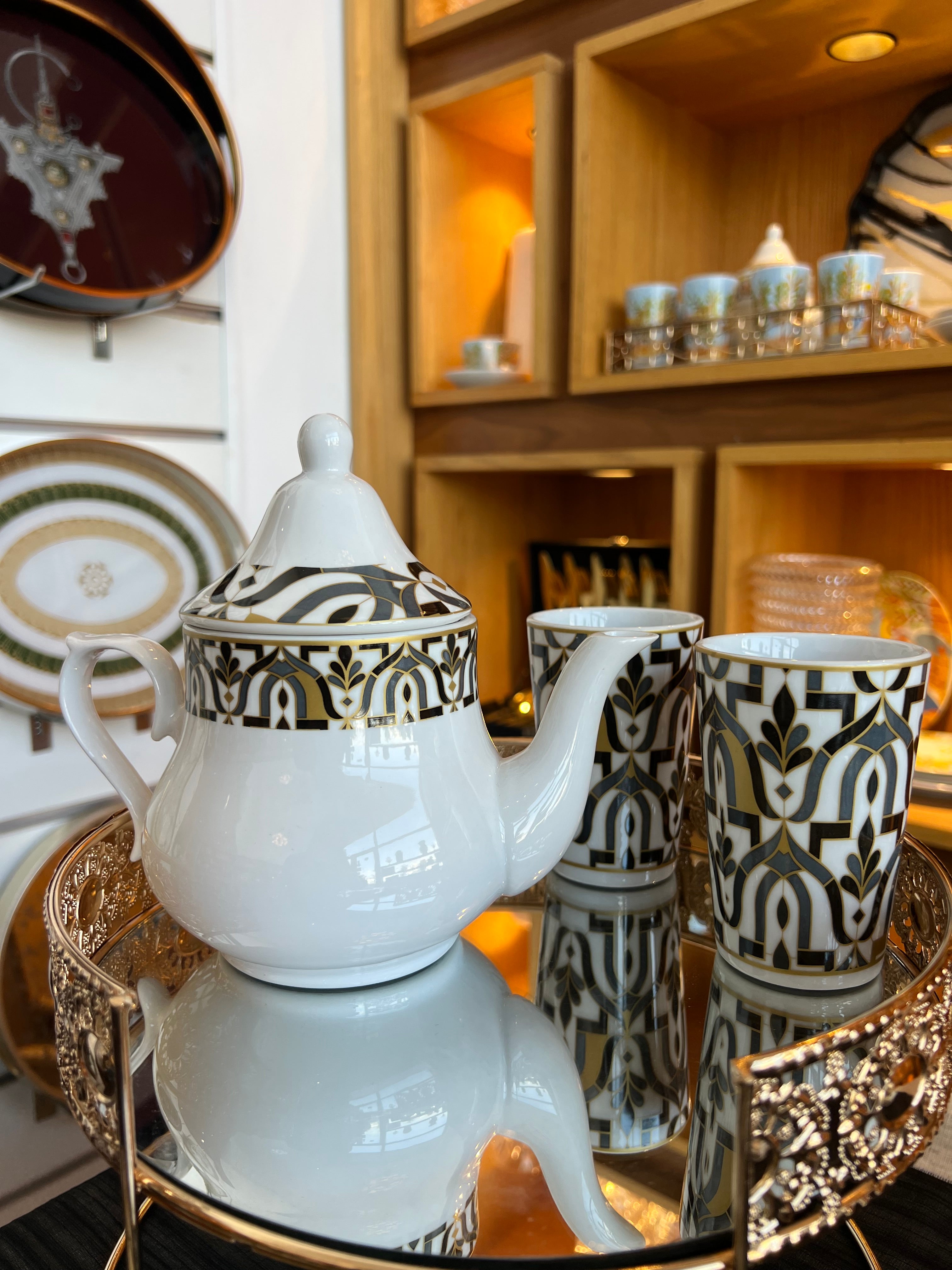 Ensemble Petit Déjeuner 13 Pièces – Arabesque