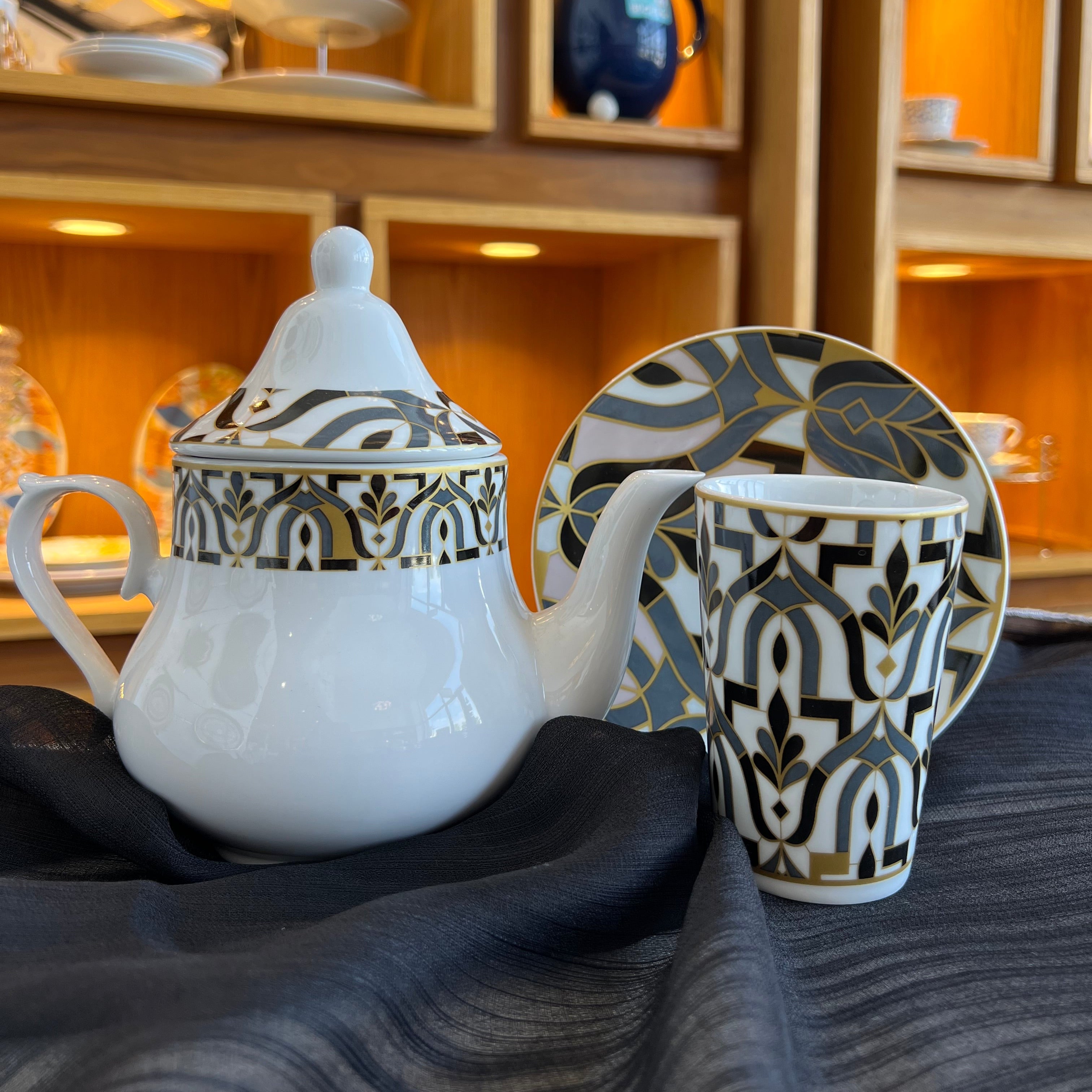 Ensemble Petit Déjeuner 13 Pièces – Arabesque