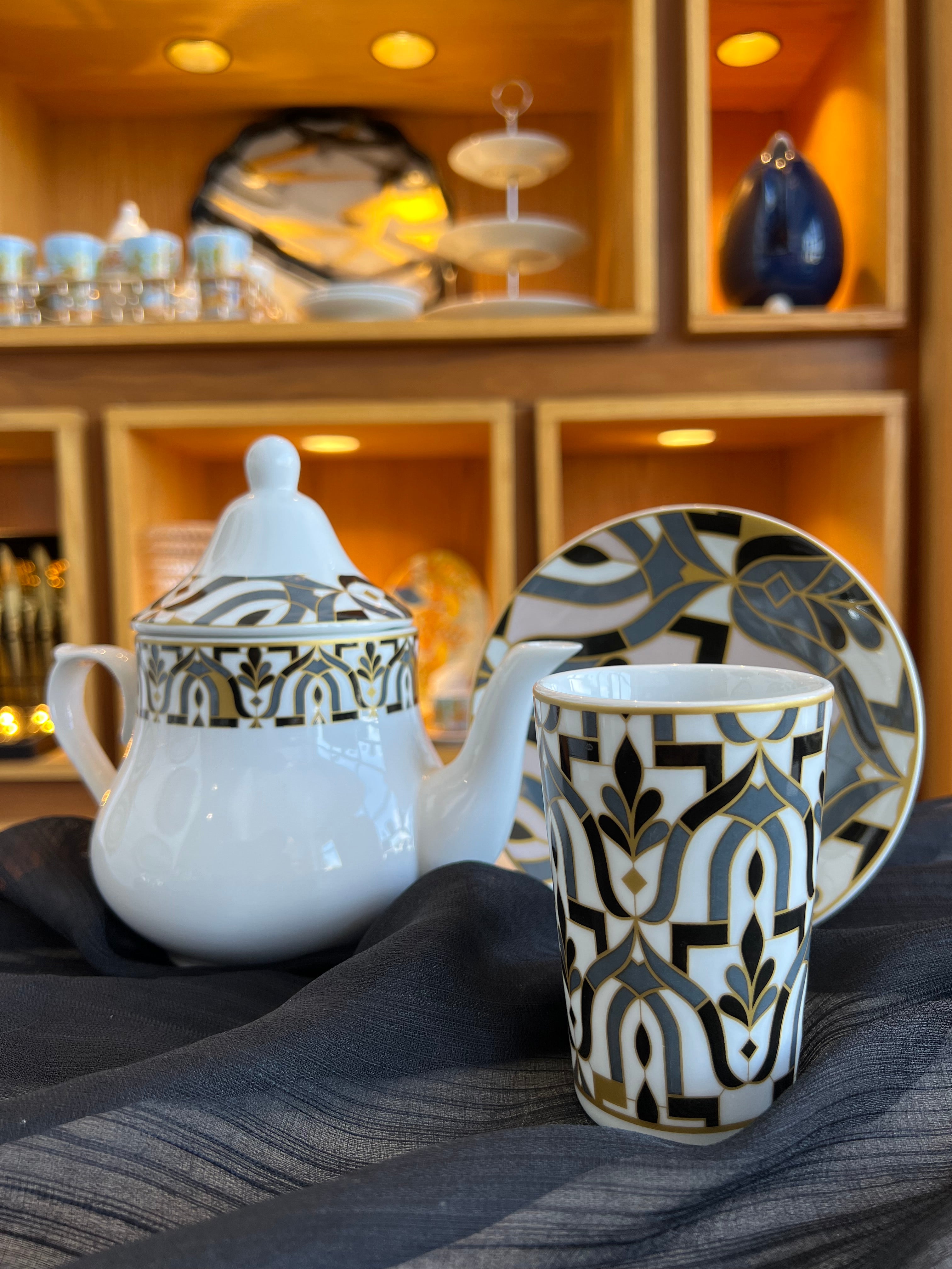 Ensemble Petit Déjeuner 13 Pièces – Arabesque