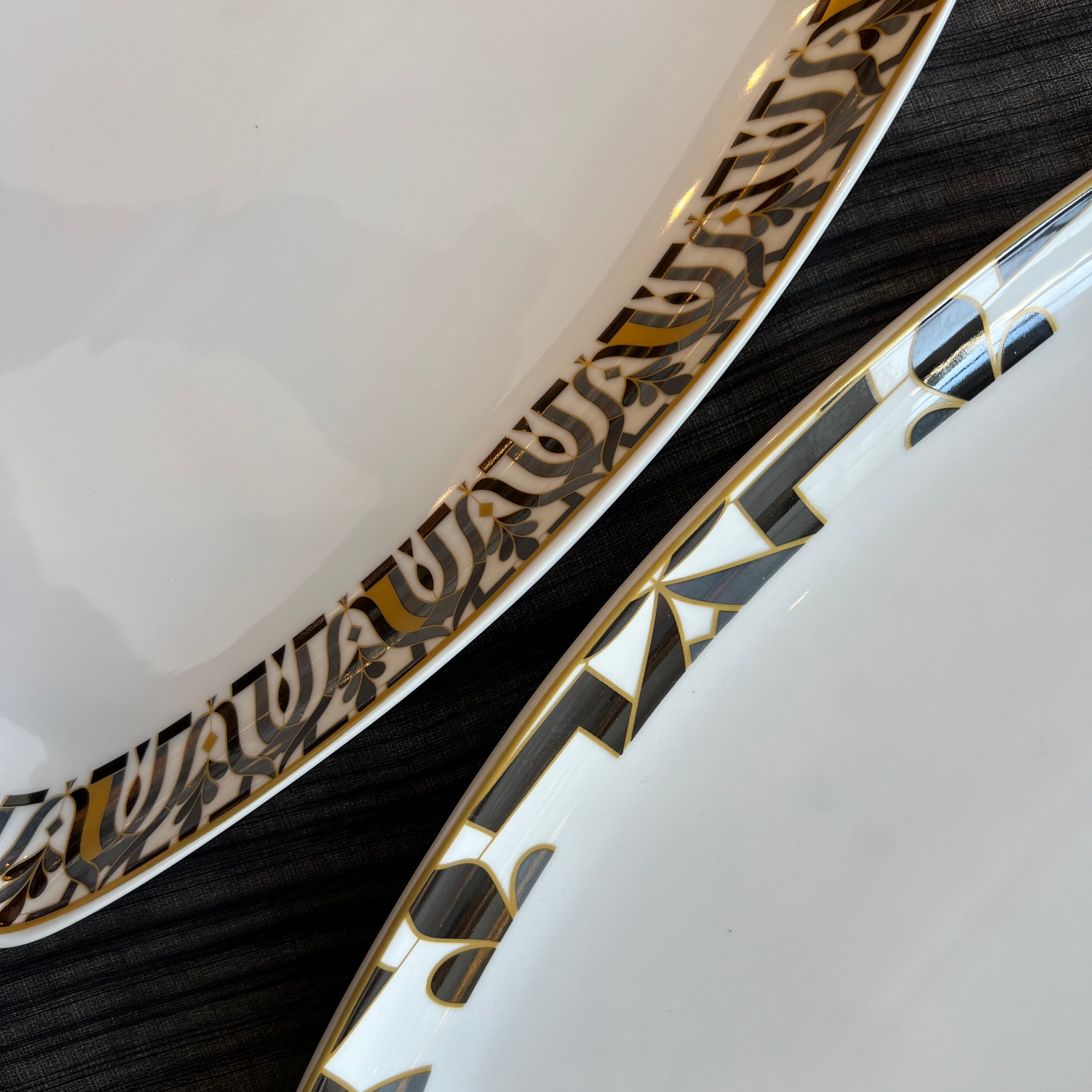 Ensemble De 2 Plats Ovales – Arabesque